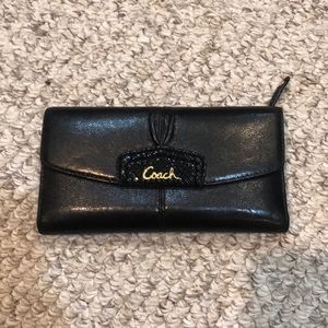 Coach Ashley python wallet
